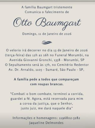 Velório Otto Baumgart