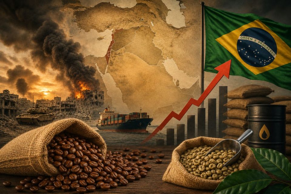 Conflito no Oriente Médio pesa no bolso de produtores de café do Brasil