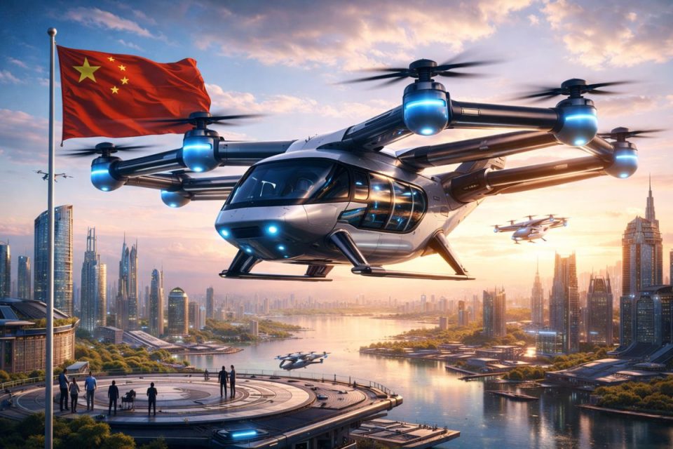 China acelera aposta em “carros voadores” com maior eVTOL do mundo