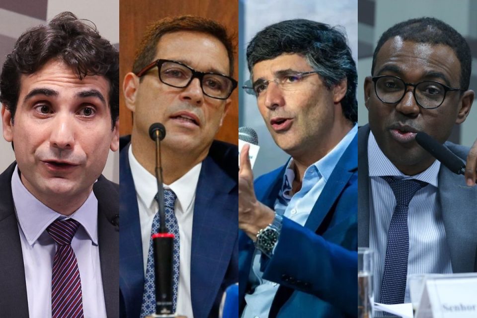 Gabriel Galípolo; Roberto Campos Neto; Ailton de Aquino e André Esteves